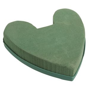 Mousse florale humide Coeur, ø15cm