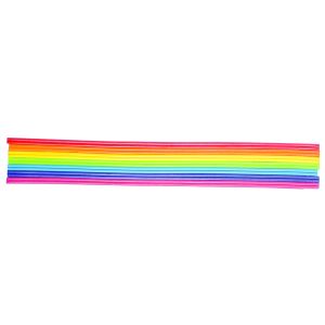 Wax decoration stripe rainbow