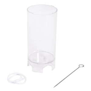 Moule à bougies, cylindr., plate. ø 5cm