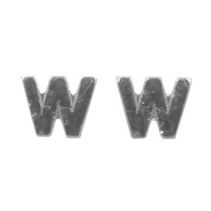 Wax letters -W-