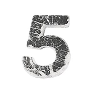Wax numbers -5-