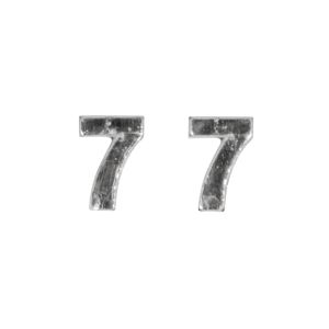 Wax numbers -7-