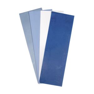 Wax foil blue tones