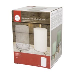 Candle-shaped mould,cylindric,flat,ø10cm