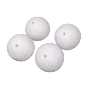 Cotton wool ball, white