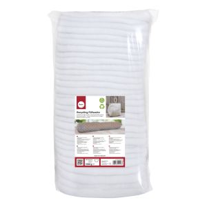 Recycling wadding material, in layers