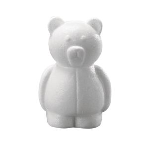 Styrofoam-bear, 15 cm