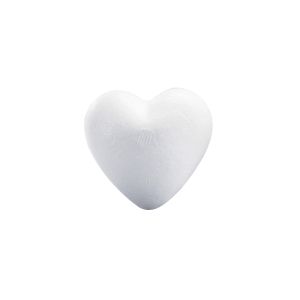Coeur en polystyrène, 15 cm, plein