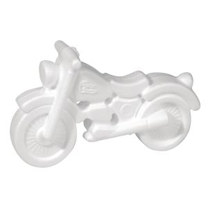 Styropor-Motorrad