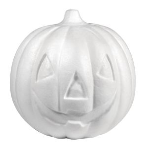 Styrofoam-pumpkin, unpainted