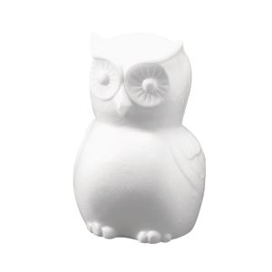 Styrofoam-owl, 22 cm