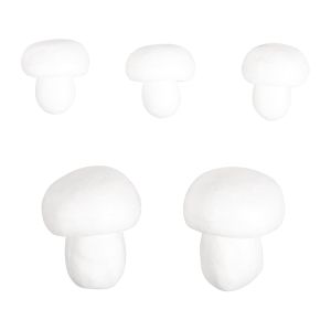 Styrofoam Mushrooms, assorted