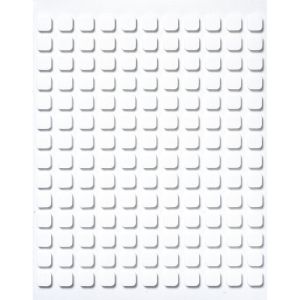 3-D plaquettes adhésives