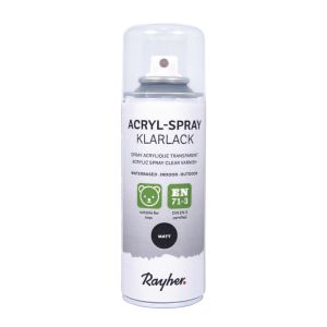 Acrylic spray clear varnish