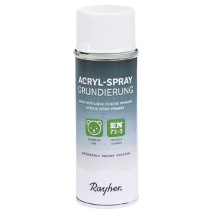 Acrylic spray priming