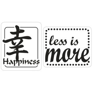 Labels  Happiness ,  less is more
