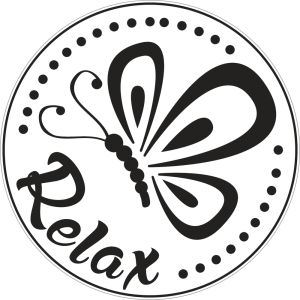 Label  Relax , 45mm ø