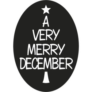 Label  A very merry december