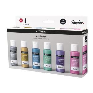 Acrylfarben Set Metallic