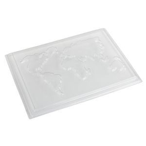 Casting mould: World map