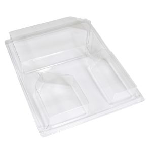 PET Gießform Häuser Schrägdach