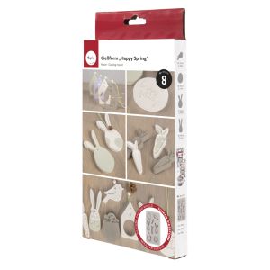 Silicone casting mould Happy Spring