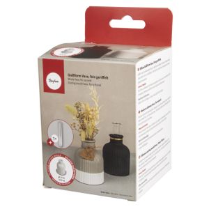 Silicone mould Vase, finely fluted