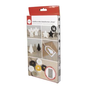 Silikon Gießform Mini-Dekoformen  Xmas