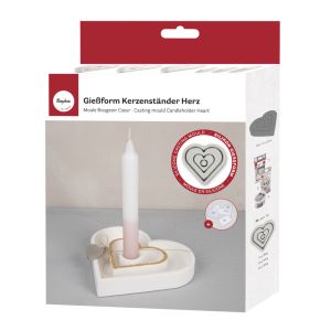 Moule en silicone Bougeoir Coeur