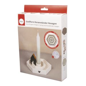 Moule en silicone Bougeoir Hexagone