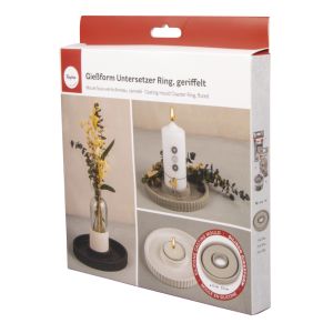 Silikon Gießform Untersetzer Ring