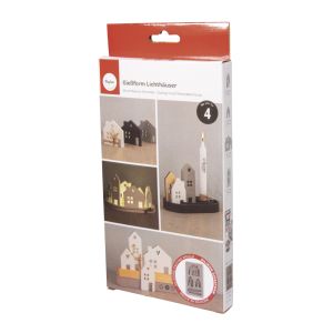 Moule en silicone Maisons illuminées 2