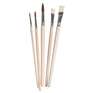 Paintbrush set Kinderg.+school, FSC 100%