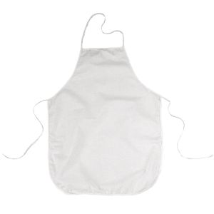 Cotton apron, beige