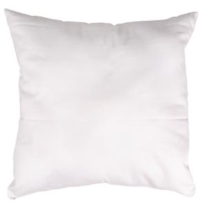 Pillowcase with zipper, white