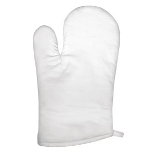 Oven glove, 28x16 cm, white