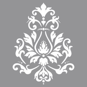 Stencil brocade motive