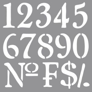 Stencil Numbers