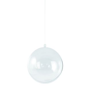 Plastic ball, 2-part, 10 cm ø