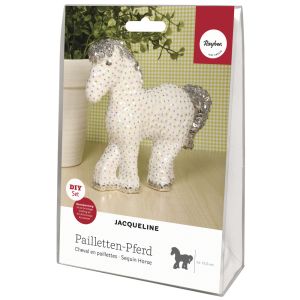 Pailletten Bastelset Pferd Jacqueline