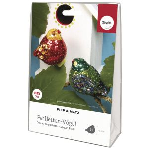 Sequins crafting set Birds  Piep&Matz