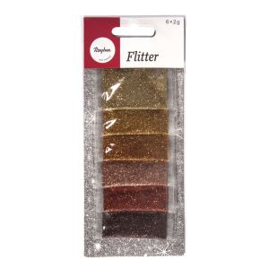 Glitter tab-bag mix