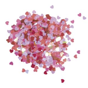 Sequin small items Hearts, 6mm ø