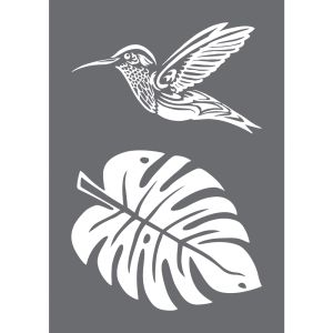 Stencil Hummingbird