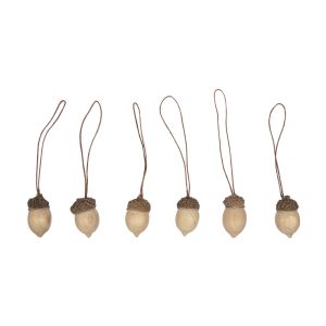 Gland décoratif av.pendentif naturel