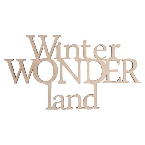 Holzschrift  Winterwond... , FSC 100%