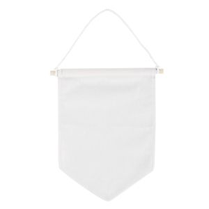 Fabric pennant banner to hang up
