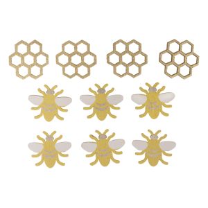 Holz-Streuteile Bienen