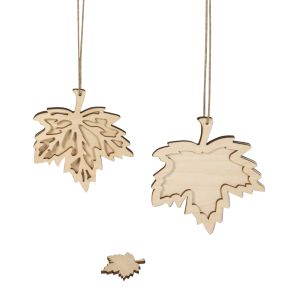 Holzhänger Blatt, FSC Mix Credit