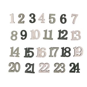 W. Advent calendar numbers 1-24,FSC 100%